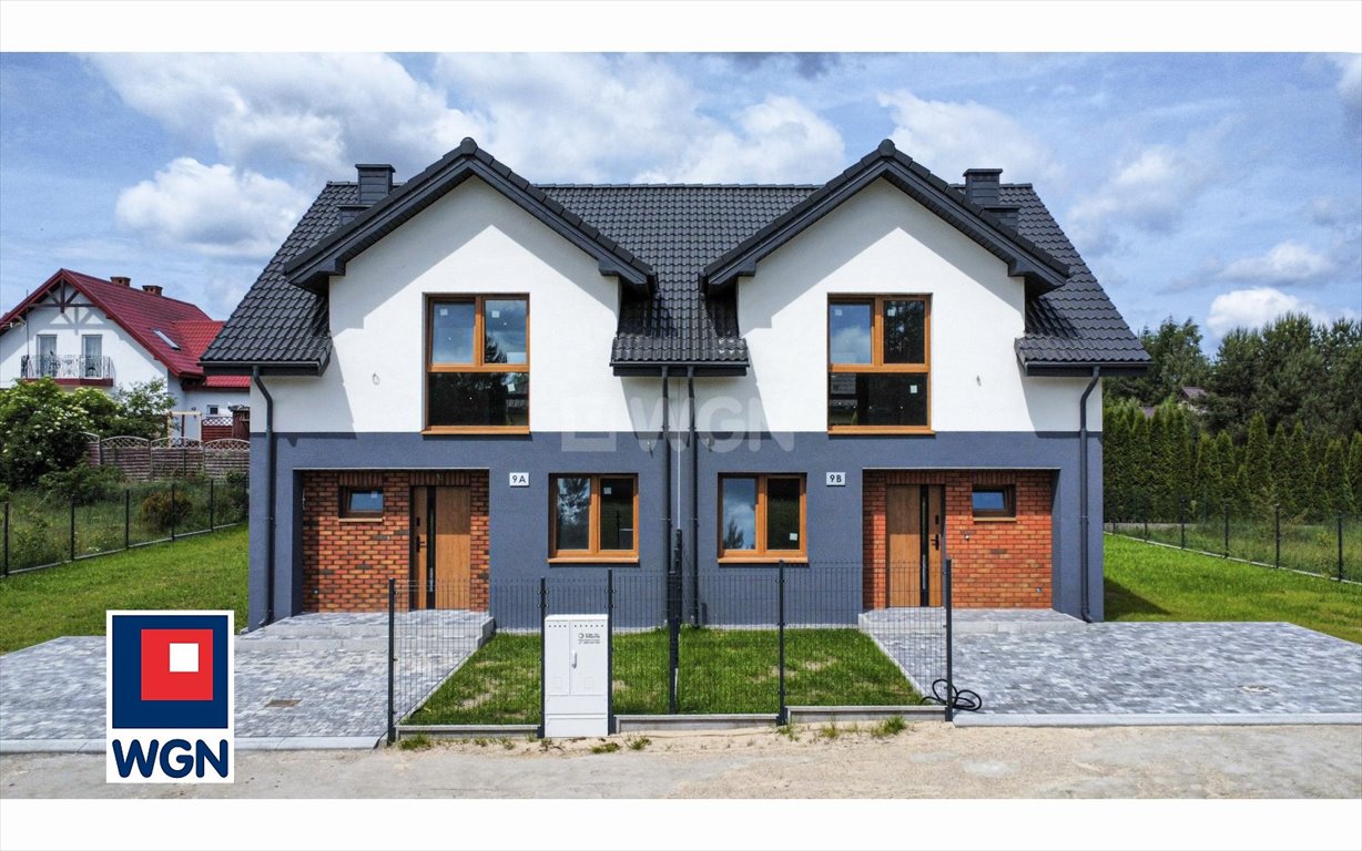 Nowoczesny bliźniak 2025, 5 pokoi, 104 m2, gotowy do wykończenia Leśniewo, Szmaragdowa  104m2 Foto 1