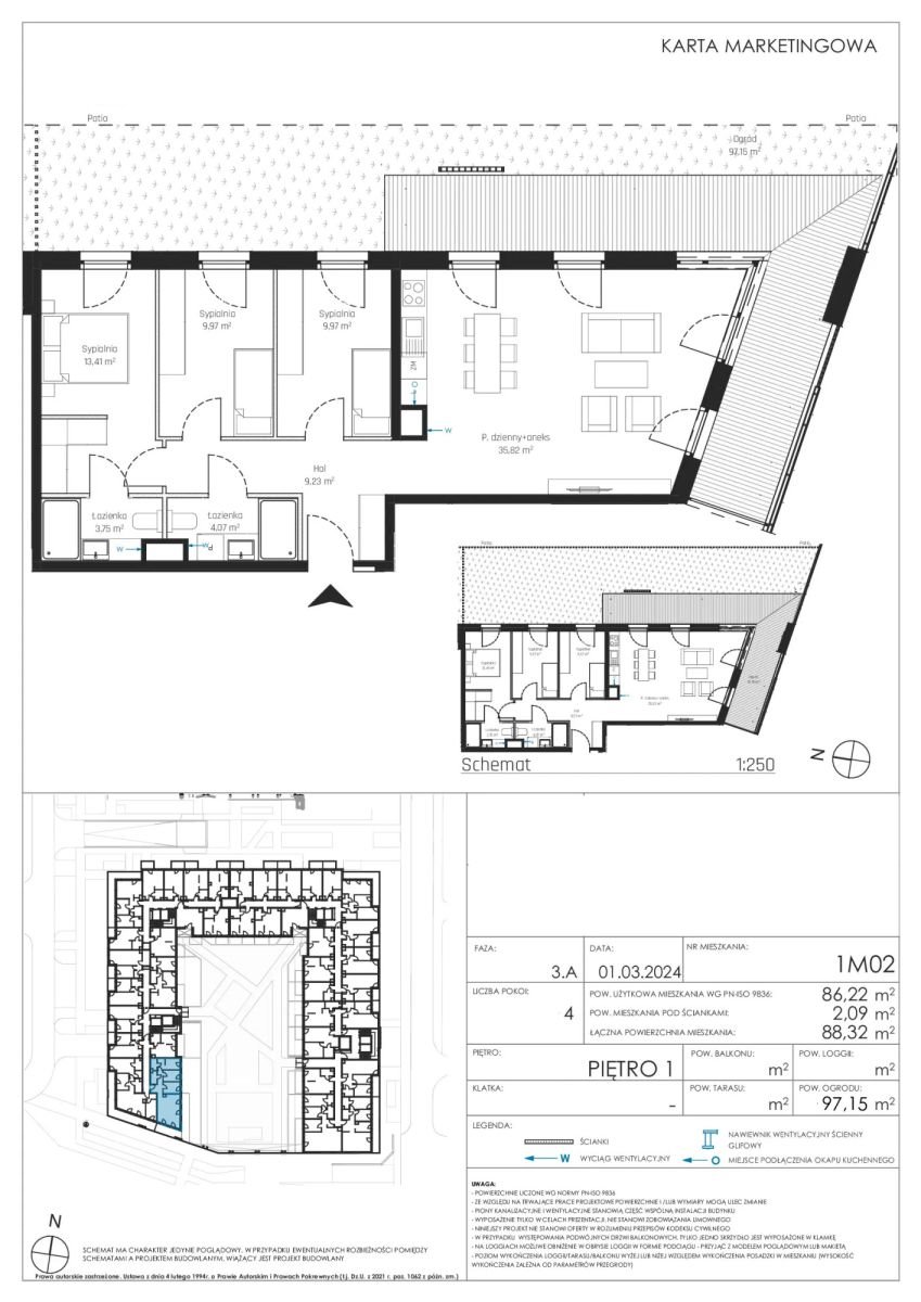 Polecam luksusowy apartament 4 pok. nad Motławą z ogrodem i parkingiem Gdańsk, Śródmieście, Sienna Grobla  86m2 Foto 1