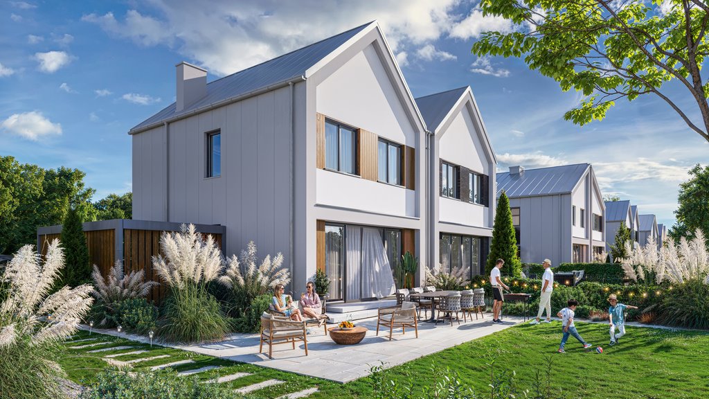 Nowoczesny dom 80 m² z poddaszem, energooszczędny, w Rąbieniu Rąbień Ab, Pawia  80m2 Foto 1