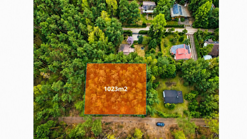 Działka 1023m² pod lasem z wodą i WZ w toku Rosanów, Poprzeczna  1 023m2 Foto 1