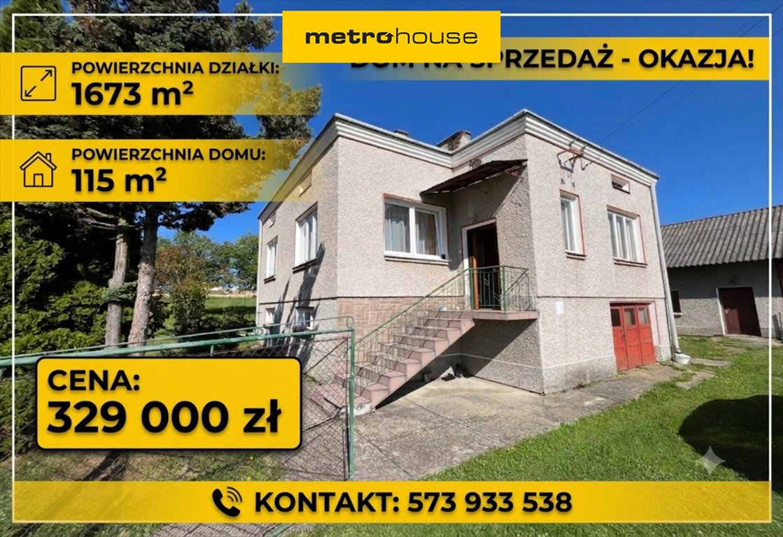 Dom wolnostojący 115 m2 na dużej działce 17 arów Leśniówka  115m2 Foto 1