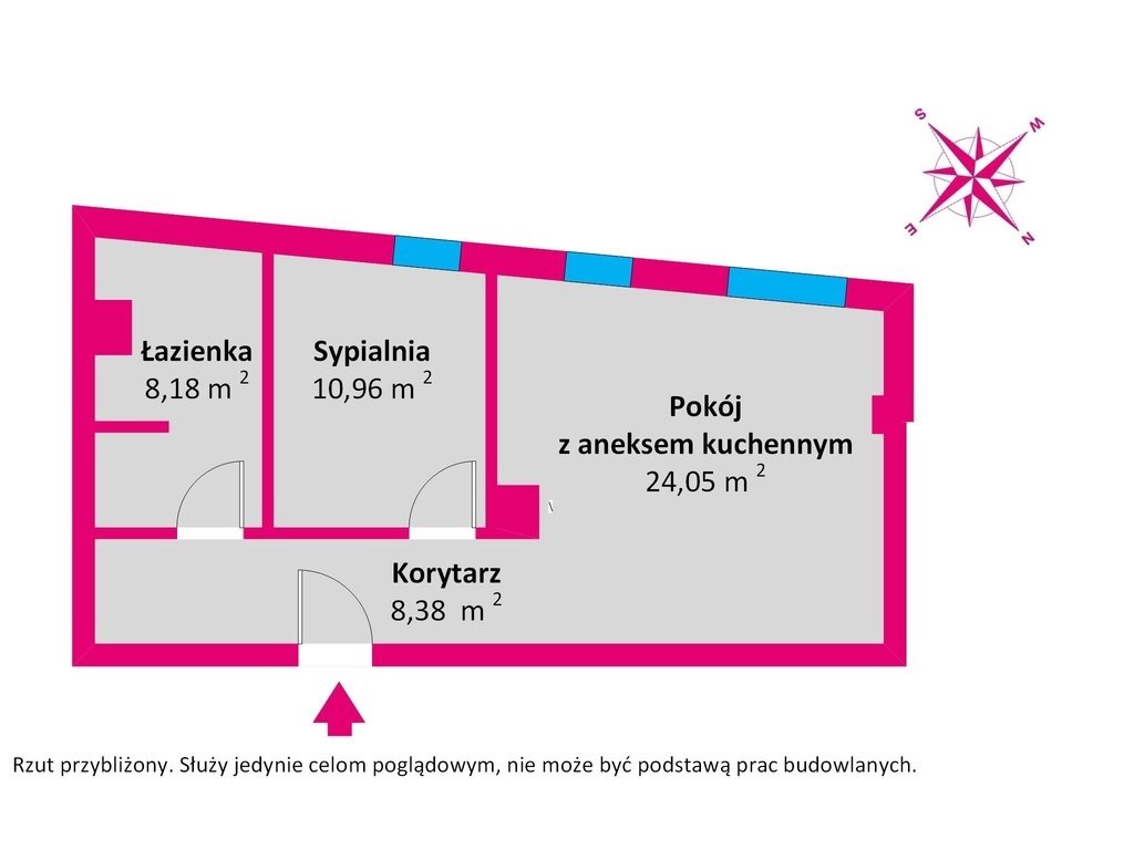 Mieszkanie dwupokojowe na sprzedaż Władysławowo  52m2 Foto 11