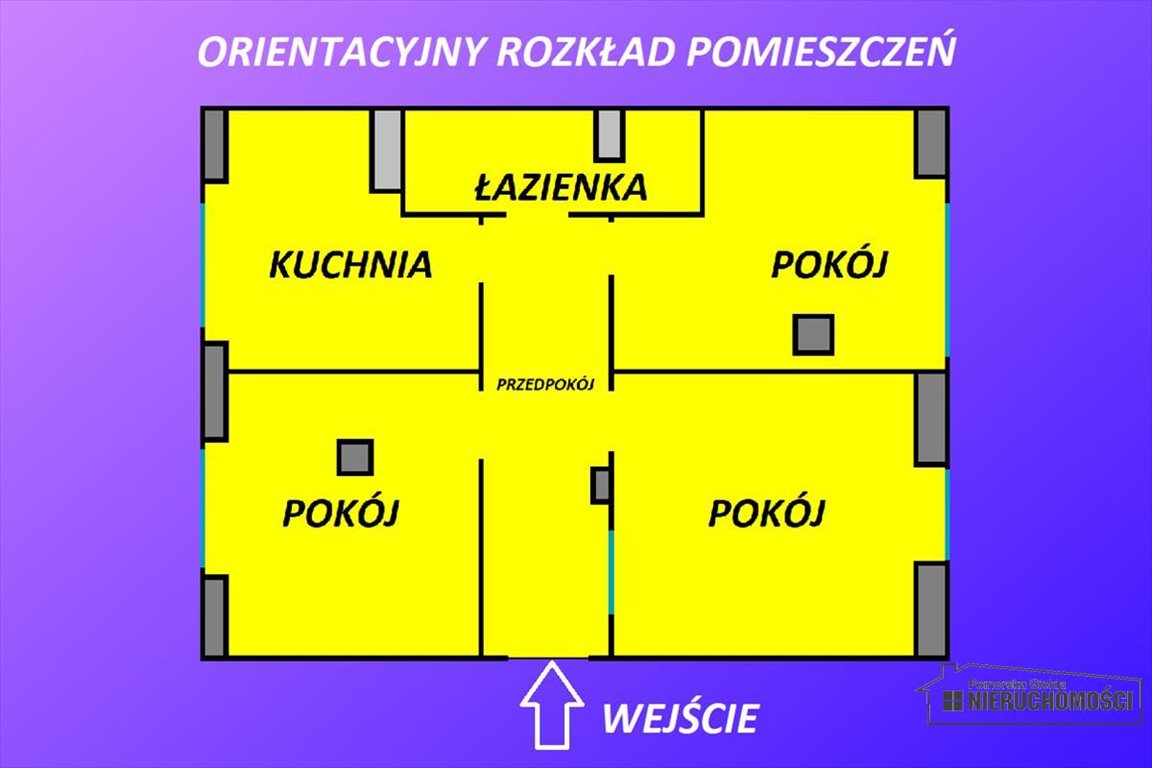 Mieszkanie trzypokojowe na sprzedaż Szczecinek, Kołobrzeska  59m2 Foto 5