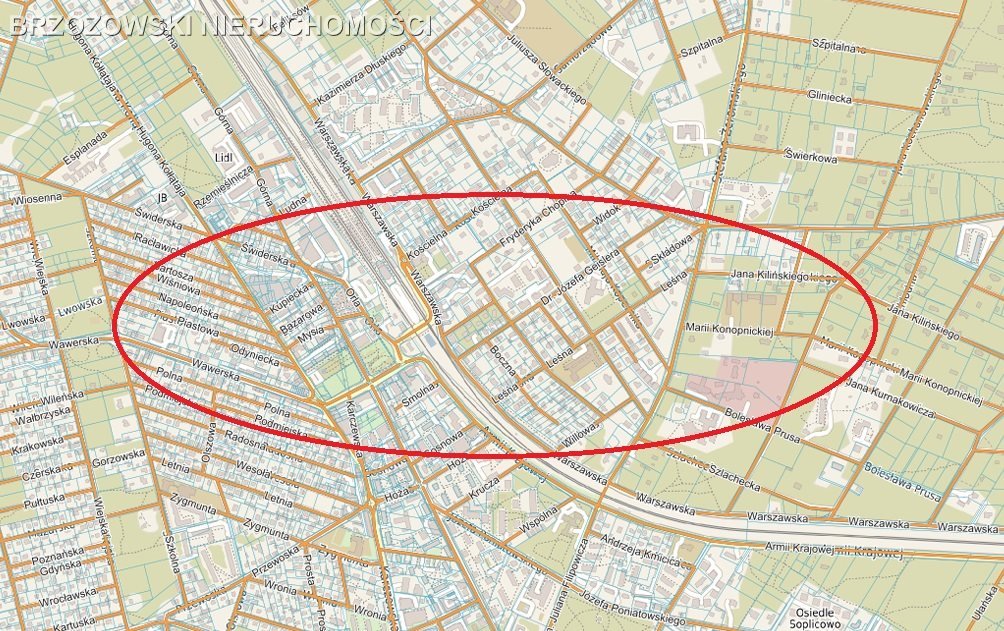 Działka inwestycyjna na sprzedaż Otwock  1 173m2 Foto 1