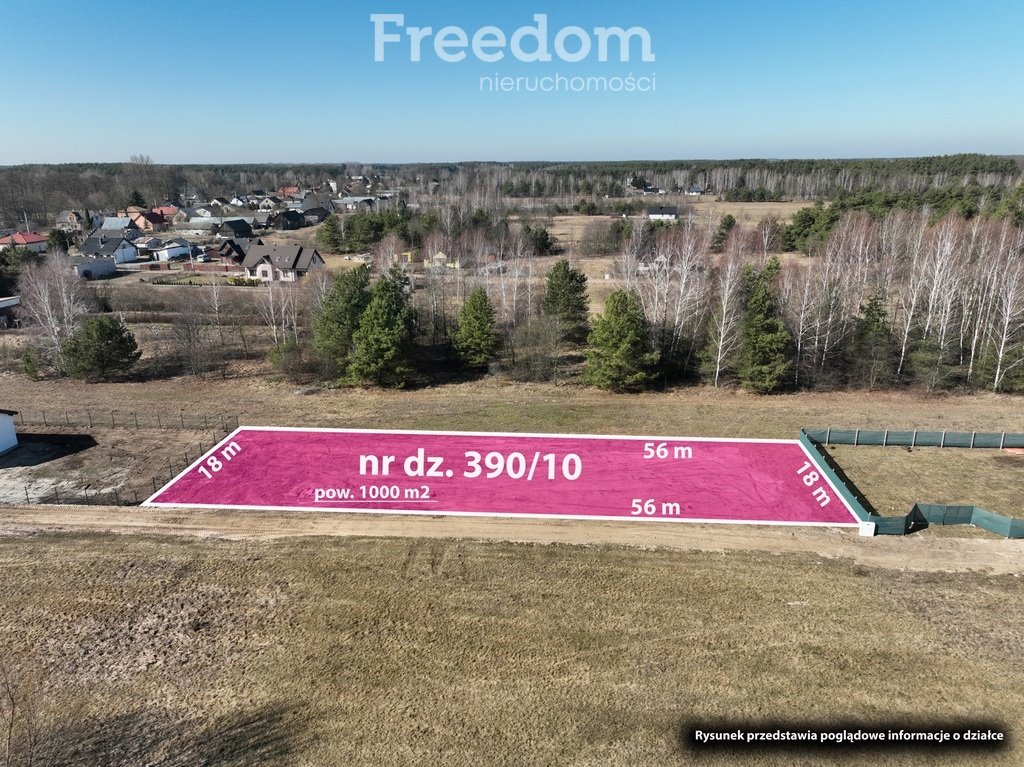Uzbrojona działka 1000 m² z pozwoleniem na budowę - polecam! Barchów  1 000m2 Foto 1