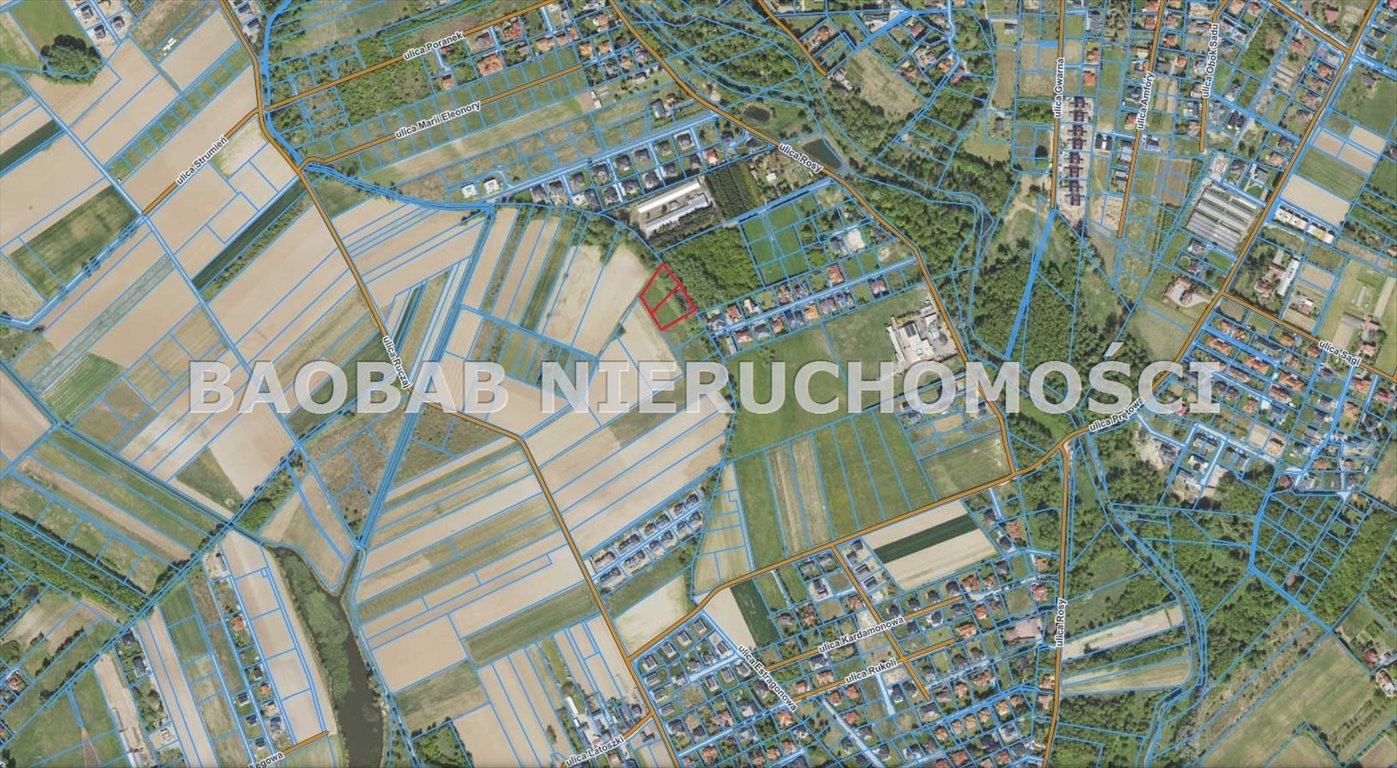 Sprzedam działkę 4000 m² z warunkami pod 4 domy wolnostojące: Warszawa Wilanów Zawady: Ruczaj