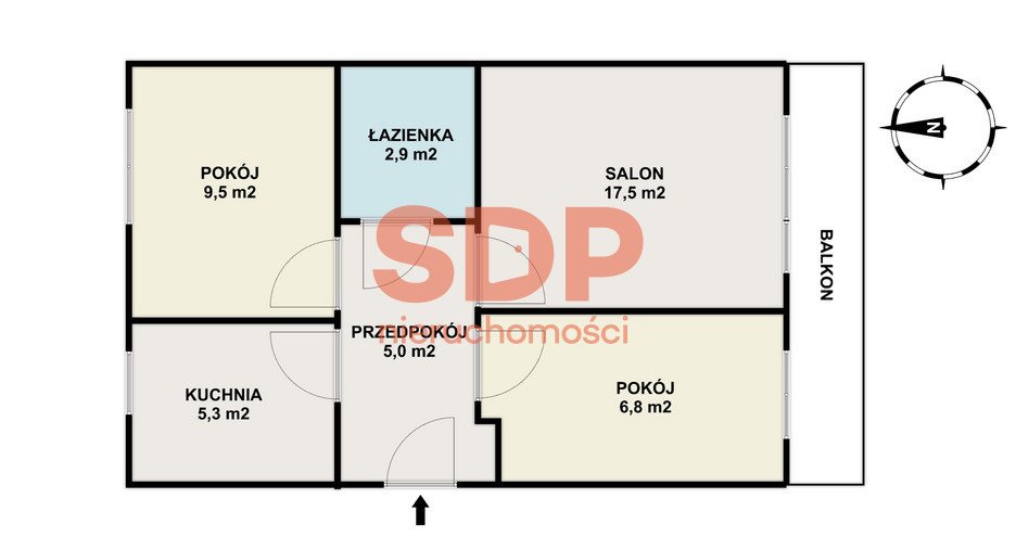 Mieszkanie trzypokojowe na sprzedaż Warszawa, Targówek Bródno, Łojewska  50m2 Foto 8