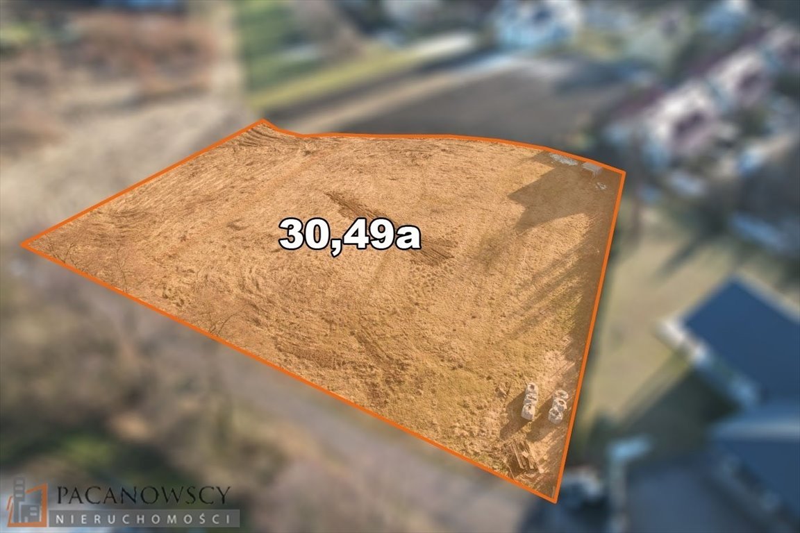 Działka z pozwoleniem na nowoczesny dom 3050 m2, media, blisko Krakowa Zielonki  3 049m2 Foto 1