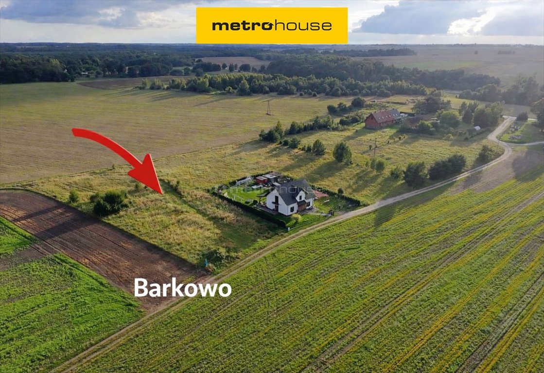 Działka 1504 m² w Barkowie – idealna pod dom i ogród Barkowo  1 504m2 Foto 1