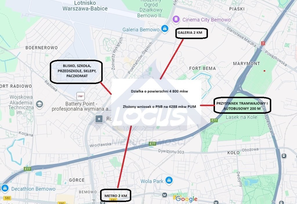 Działka pod wielorodzinną inwestycję 4799 m2, WZ, media Warszawa, Bemowo, Powstańców Śląskich  4 799m2 Foto 1