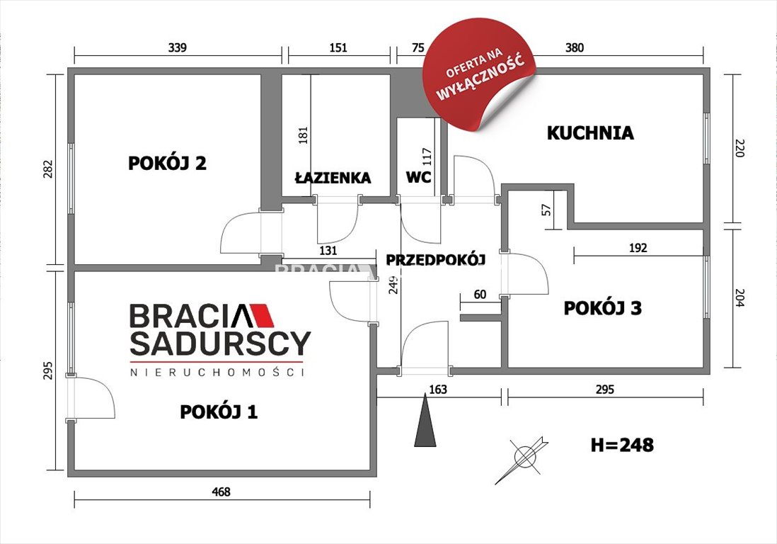 Mieszkanie trzypokojowe na sprzedaż Kraków, Prądnik Biały, Henryka Pachońskiego  46m2 Foto 3