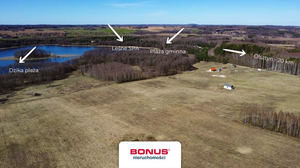 Działki nad jeziorem Skolity od 123 zł/m2 z mediami Skolity  350m2 Foto 1