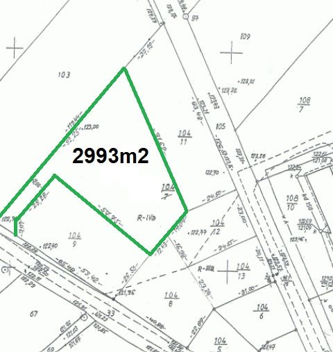 Działka 2993 m² z mediami, spokojna okolica, blisko jezior Niechanowo, Boczna  2 993m2 Foto 1