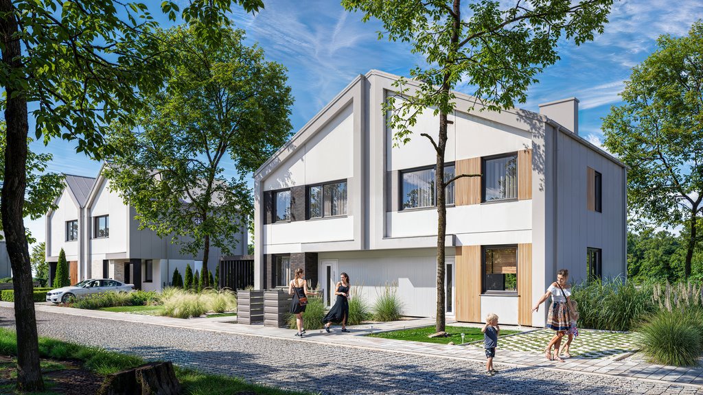 Nowoczesny dom 90 m² z poddaszem, energooszczędny, w Rąbieniu Rąbień  89m2 Foto 1