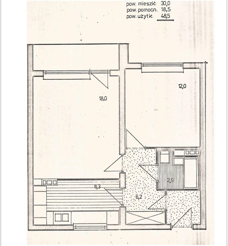 Mieszkanie dwupokojowe na sprzedaż Warszawa, Ursynów, Dereniowa  48m2 Foto 3