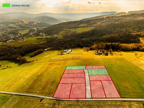 Działka budowlana na sprzedaż Gorlice, Widokowy kompleks działek w Beskidzie Niskim  859m2 Foto 2