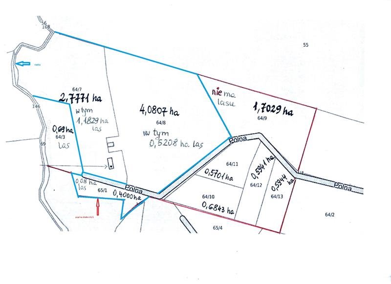 Działka inna na sprzedaż Ustarbowo, Polna  72 578m2 Foto 12