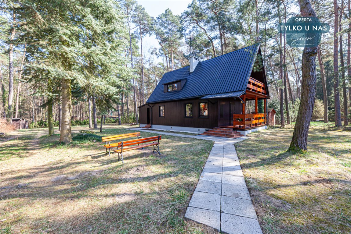 Urokliwy dom rekreacyjny 63 m² z kominkiem i prywatnością Wrząca, Piłsudskiego  126m2 Foto 1