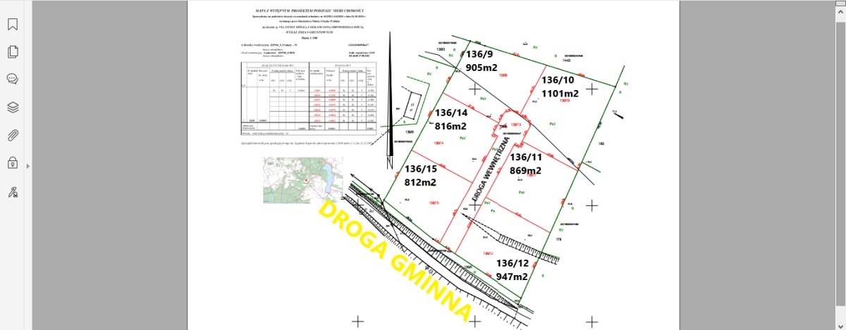 Działka budowlana na sprzedaż Prabuty, Prabuty, Laskowice  812m2 Foto 6