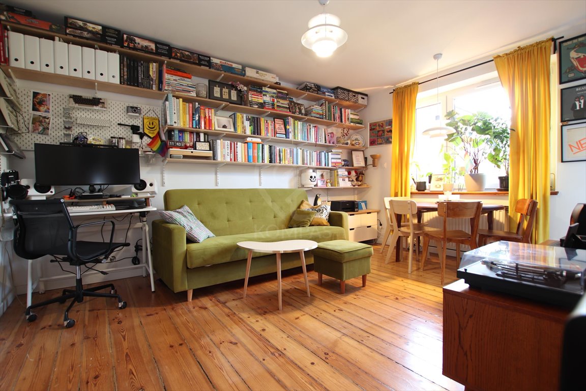 Przestronne mieszkanie z dużą komórką i nowoczesnym retro klimatem Wrocław, Wrocław-Krzyki, Księże Małe, Opolska  43m2 Foto 1