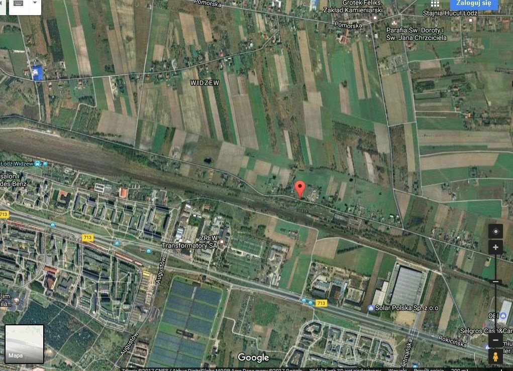 Na wynajem działka 1ha z mediami w Łodzi Widzew Łódź, Widzew, Henryków, Kosodrzewiny  10 000m2 Foto 1