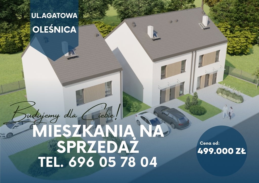 Mieszkanie trzypokojowe na sprzedaż Oleśnica, Agatowa  60m2 Foto 10