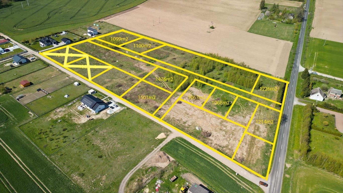 Działka budowlana na sprzedaż Charzyno, Charzyno, Charzyno  1 126m2 Foto 1