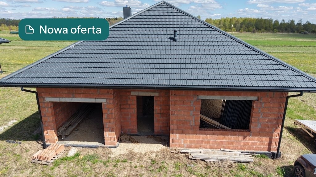 Nowoczesny dom 144m2 z dużym tarasem i poddaszem do adaptacji Cegielnia, ks. Stanisława Boreckiego  145m2 Foto 1