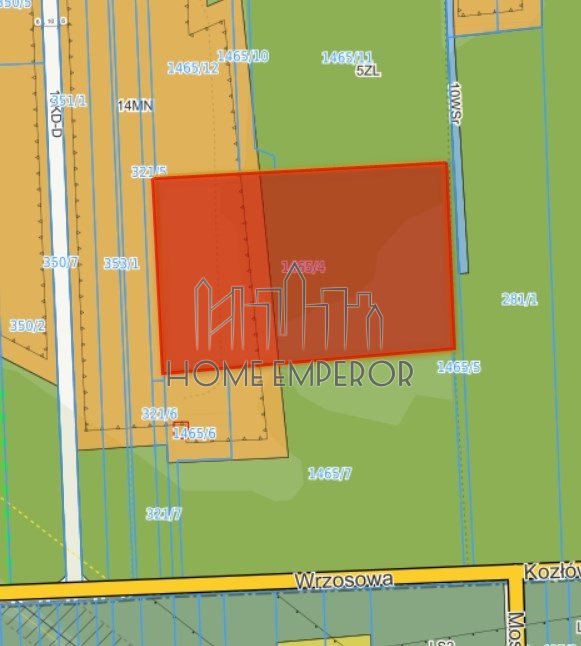 Działka 21 616 m² w Nadma (w planie mieszkaniowa i lasy): Nadma: Wrzosowa