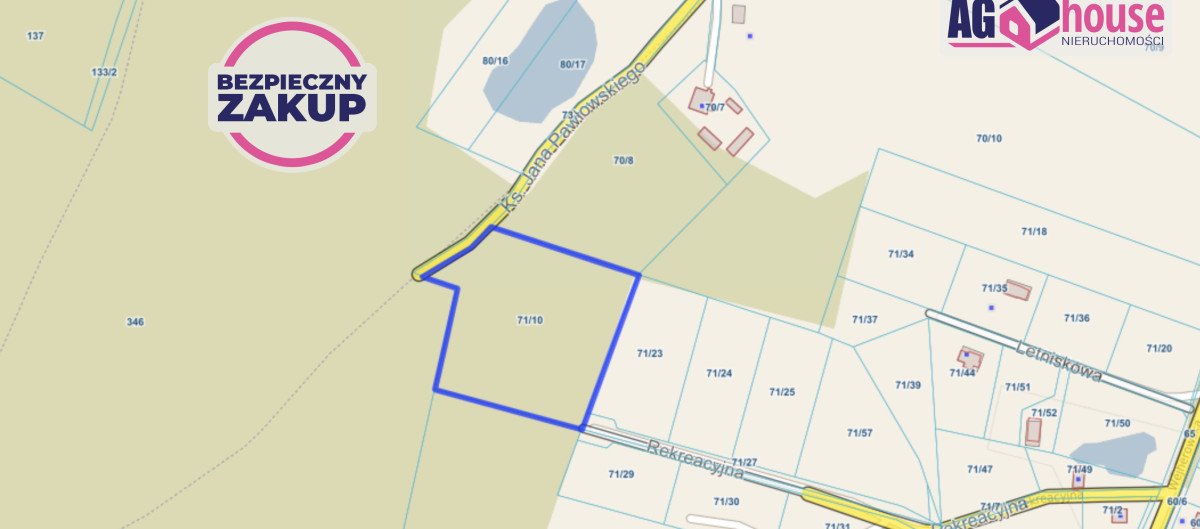 Działka 1,4 ha z lasem (Nowy Dwor Wejherowski) Nowy Dwór Wejherowski, Rekreacyjna  13 133m2 Foto 1