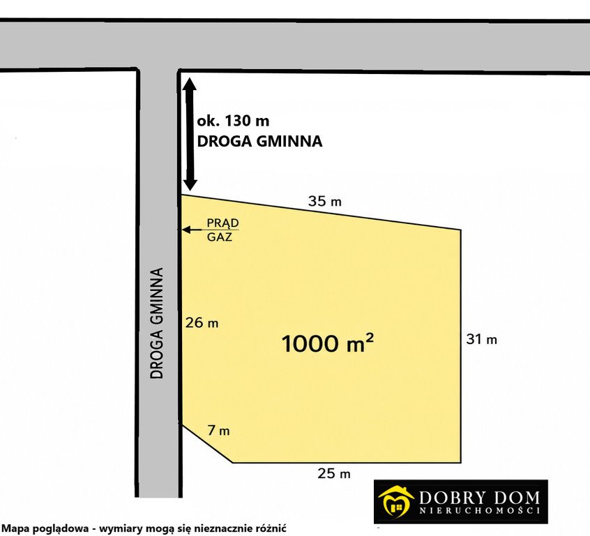 Działka 1000 m² z warunkami zabudowy, las, prąd, gaz - polecam! Grabówka  1 000m2 Foto 1