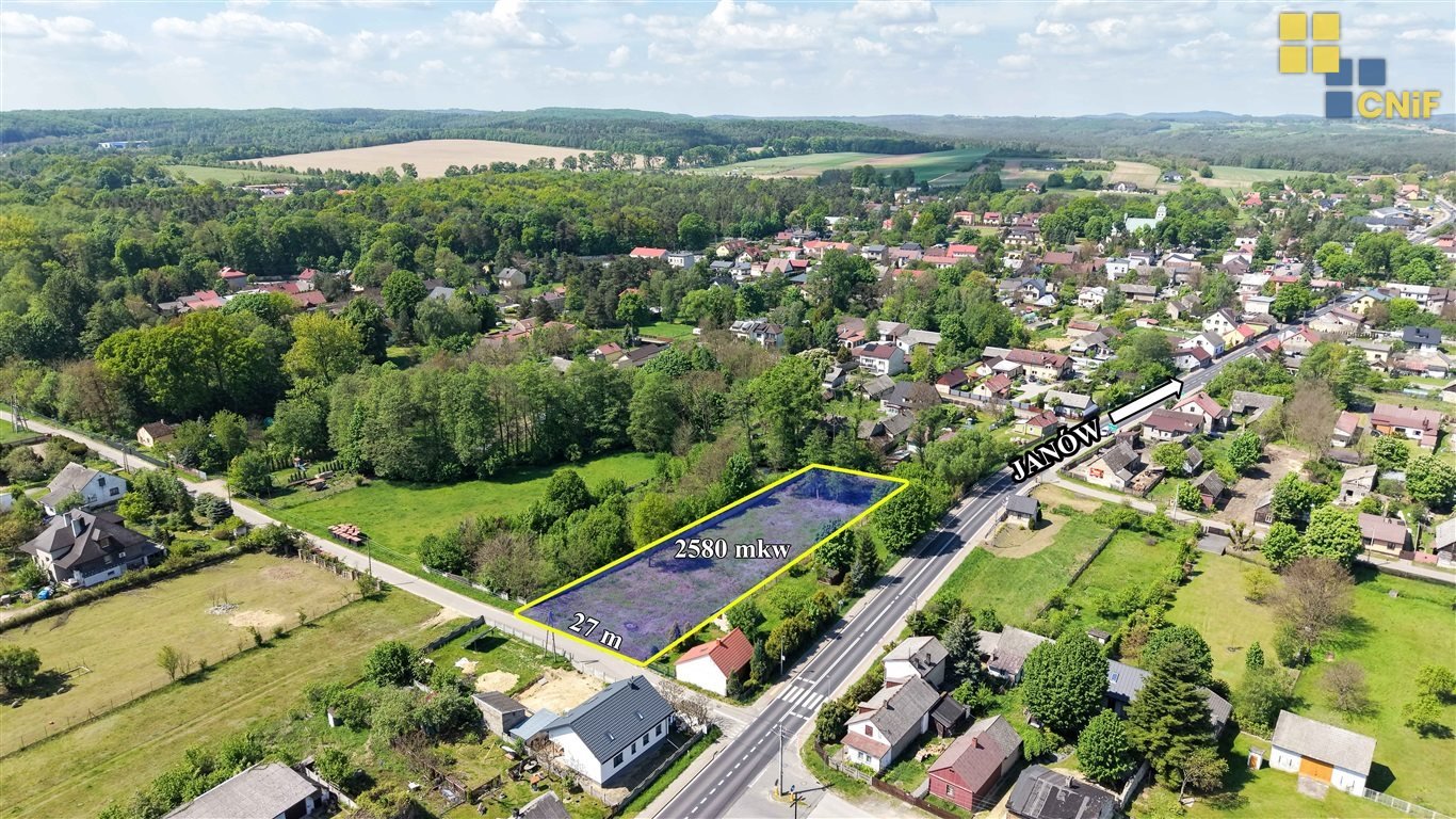 Działka 2580 m² z stawem asfaltowym dojazdem - Ponik Ponik  2 580m2 Foto 1