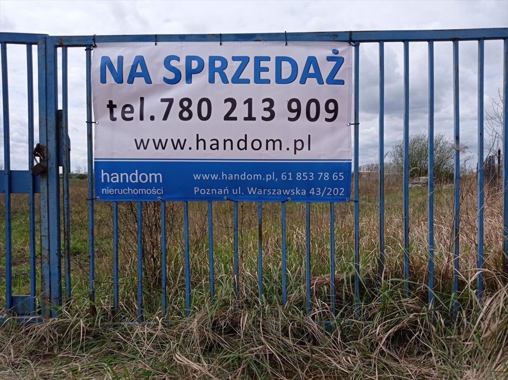 Działka komercyjna 3343 m² z warunkami zabudowy, media, blisko autostrady Poznań, Nowe Miasto, Szczepankowo, Ostrowska  3 343m2 Foto 1