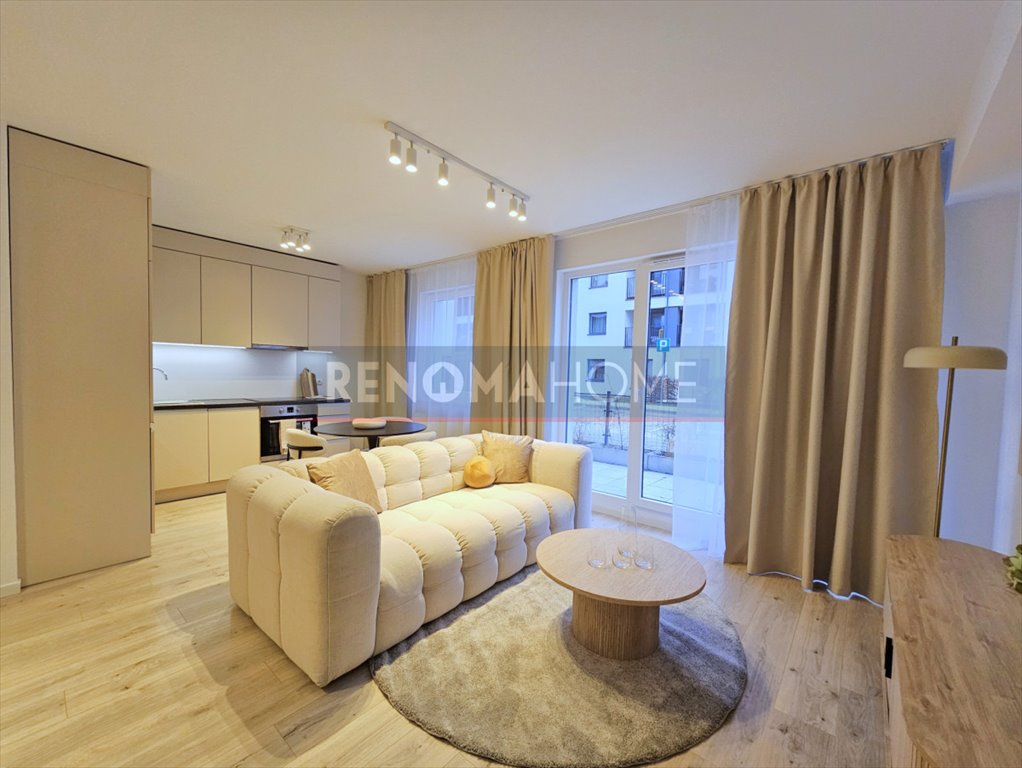 Nowoczesne 2-pokojowe mieszkanie z tarasem, garażem, blisko Odry Wrocław, Kępa Mieszczańska  48m2 Foto 1