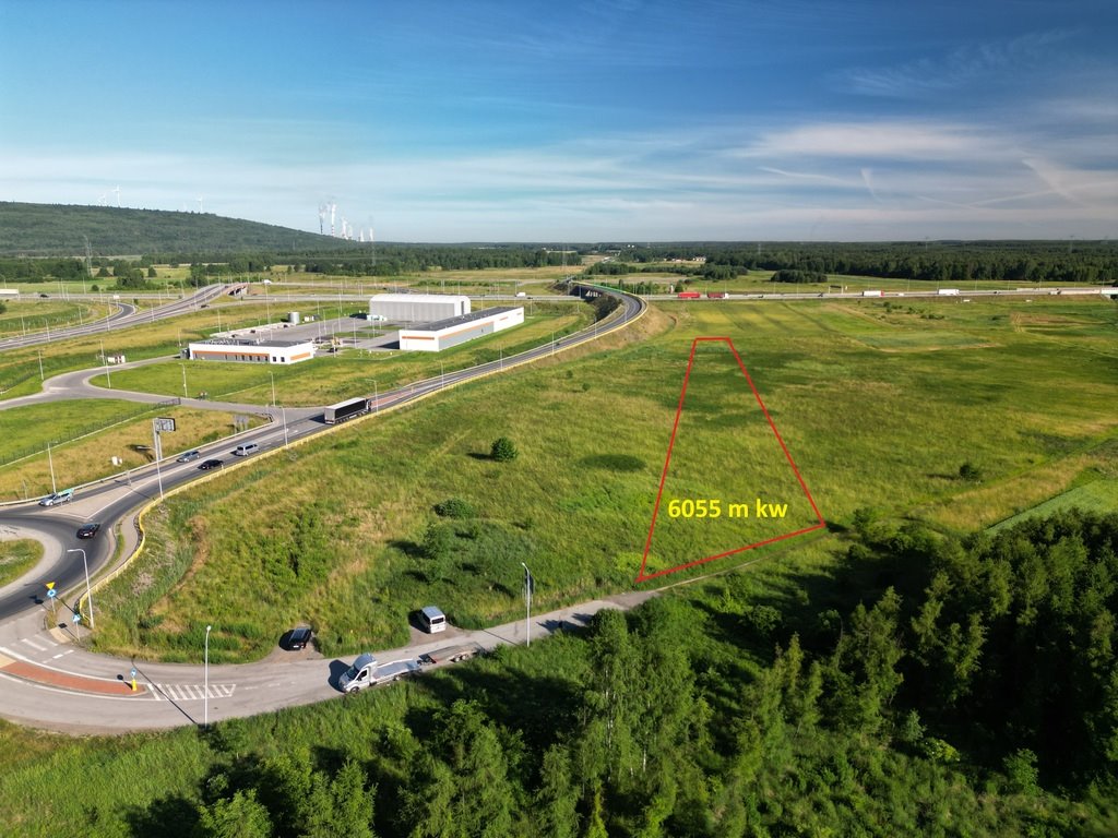 Na sprzedaż grunt inwestycyjny 6066 m² przy A1 w Kamieńsku Kamieńsk  6 055m2 Foto 1