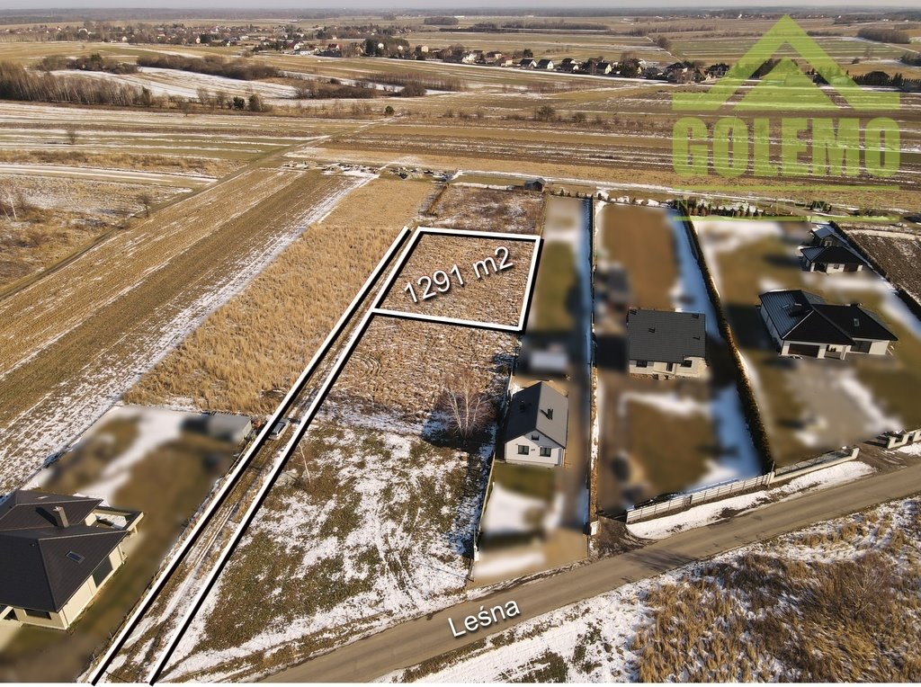 Działka 1291 m2 w malowniczej Jury z mediami i dojazdem asfaltowym Cegielnia, Leśna  1 291m2 Foto 1