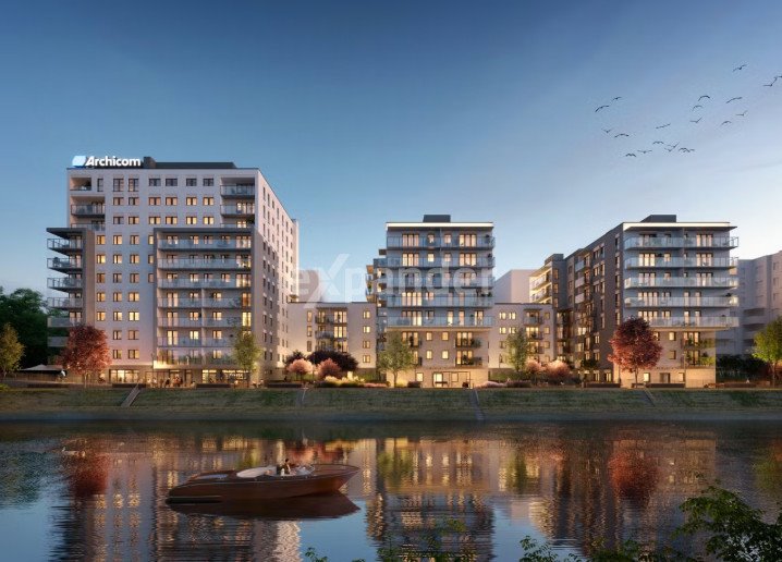 Komfortowe 1 pokój z tarasem i widokiem na Odrę Wrocław, Kleczków, Władysława Reymonta  33m2 Foto 1