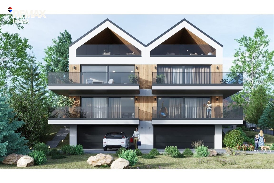 Dwupoziomowy apartament 97 m² z tarasem i widokiem na Beskidy Jaworzynka, 1016  97m2 Foto 1
