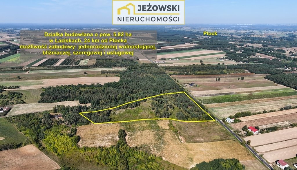 Działka budowlana na sprzedaż Łaziska  59 200m2 Foto 1