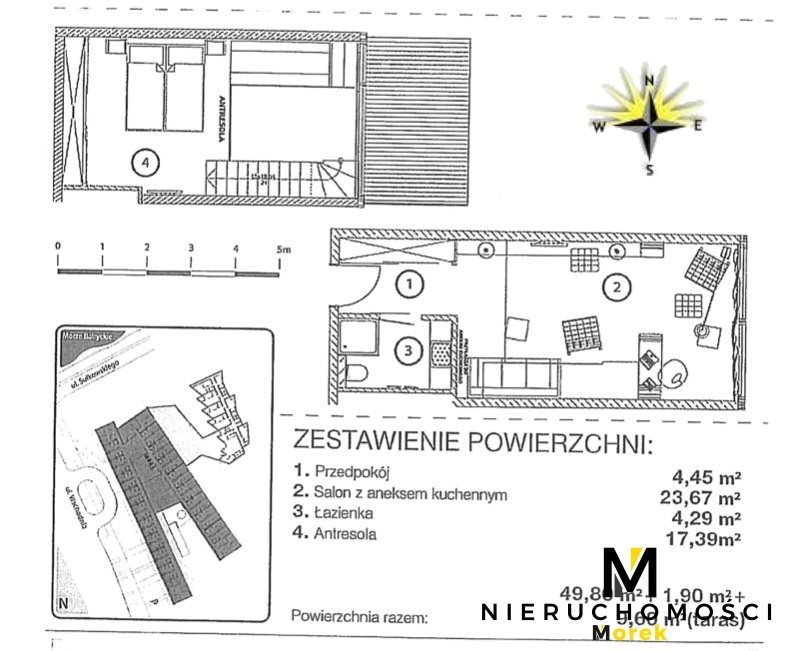 Mieszkanie dwupokojowe na sprzedaż Kołobrzeg, Sułkowskiego  50m2 Foto 13
