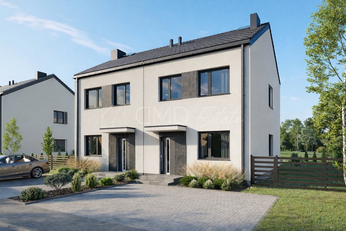 Nowoczesny dom bliźniaczy 91 m² z ogrodem i parkingiem Bytom, Centrum  92m2 Foto 1