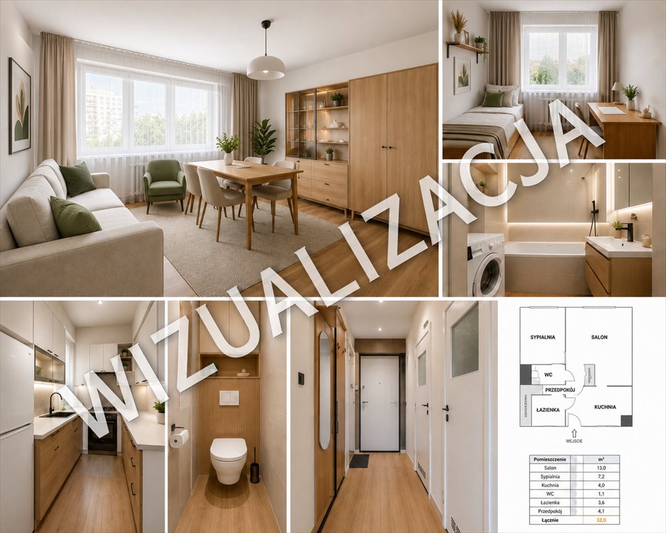Polecam funkcjonalne 33 m² mieszkanie na Syberce w Będzinie Będzin, Syberka, Narutowicza  33m2 Foto 1