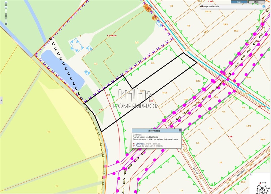 Działka budowlana na sprzedaż Warszawa, Białołęka, Stasinek  6 600m2 Foto 1