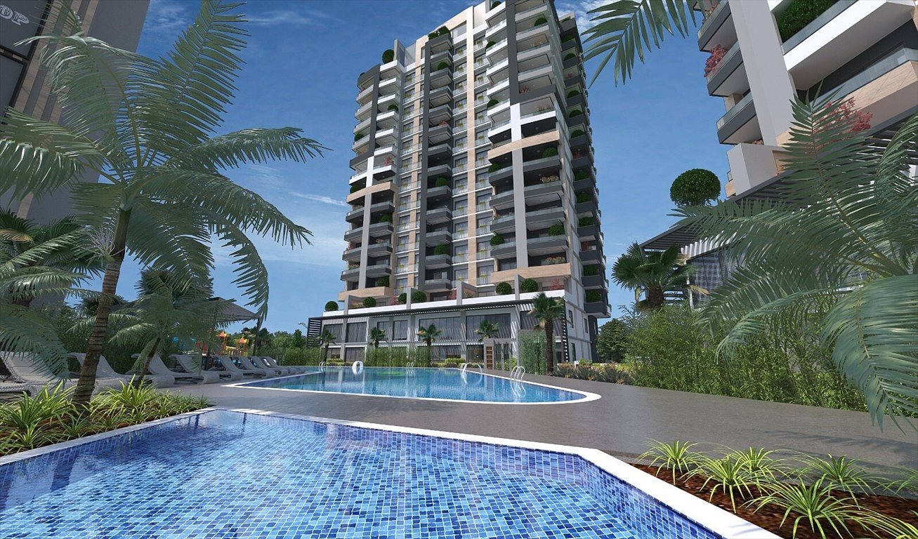 Nowe apartamenty z widokiem na morze, 200 m od plaży Turcja, Mersin, Deniz, Mezitli, Mersin  72m2 Foto 1