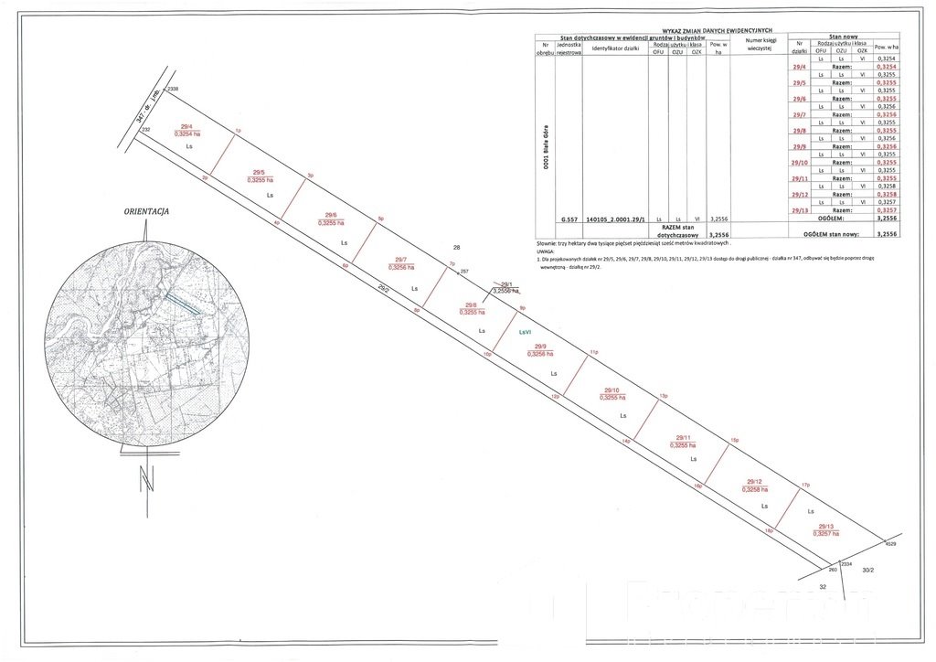 Działka inna na sprzedaż Biała Góra  3 255m2 Foto 2