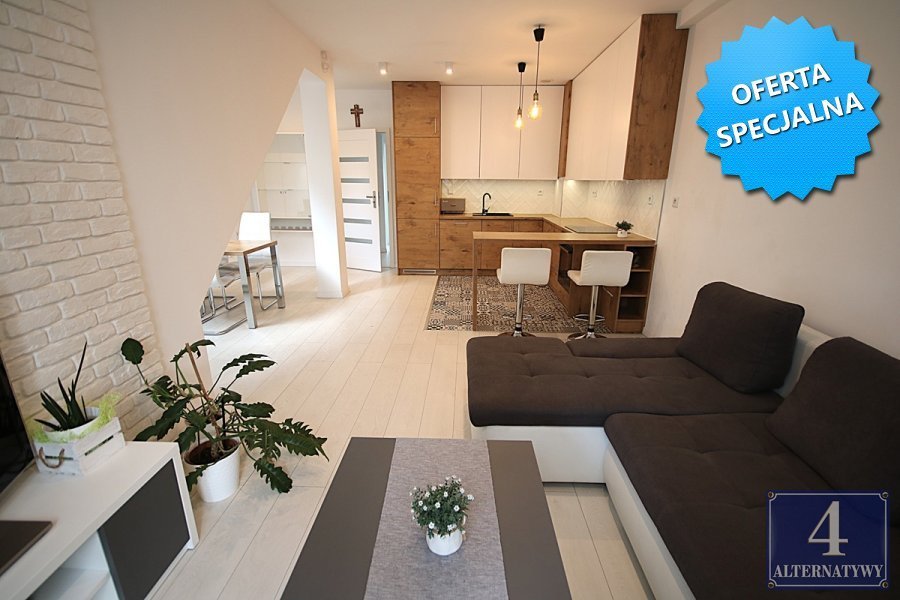 Mieszkanie trzypokojowe na sprzedaż Tarnów, Krzyż, Krzyska  63m2 Foto 1