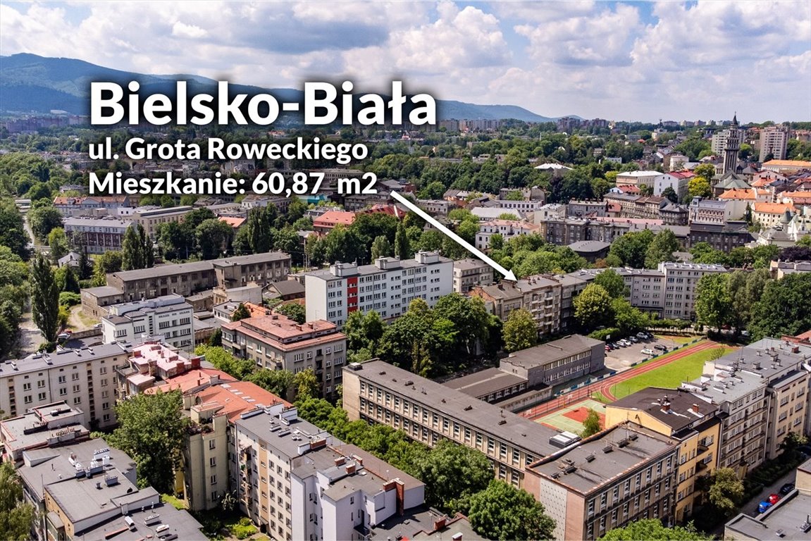 Mieszkanie dwupokojowe na sprzedaż Bielsko-Biała, Śródmieście Bielsko  61m2 Foto 16