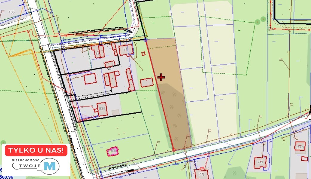 Działka budowlana na sprzedaż Sobków, Sobków  2 961m2 Foto 1