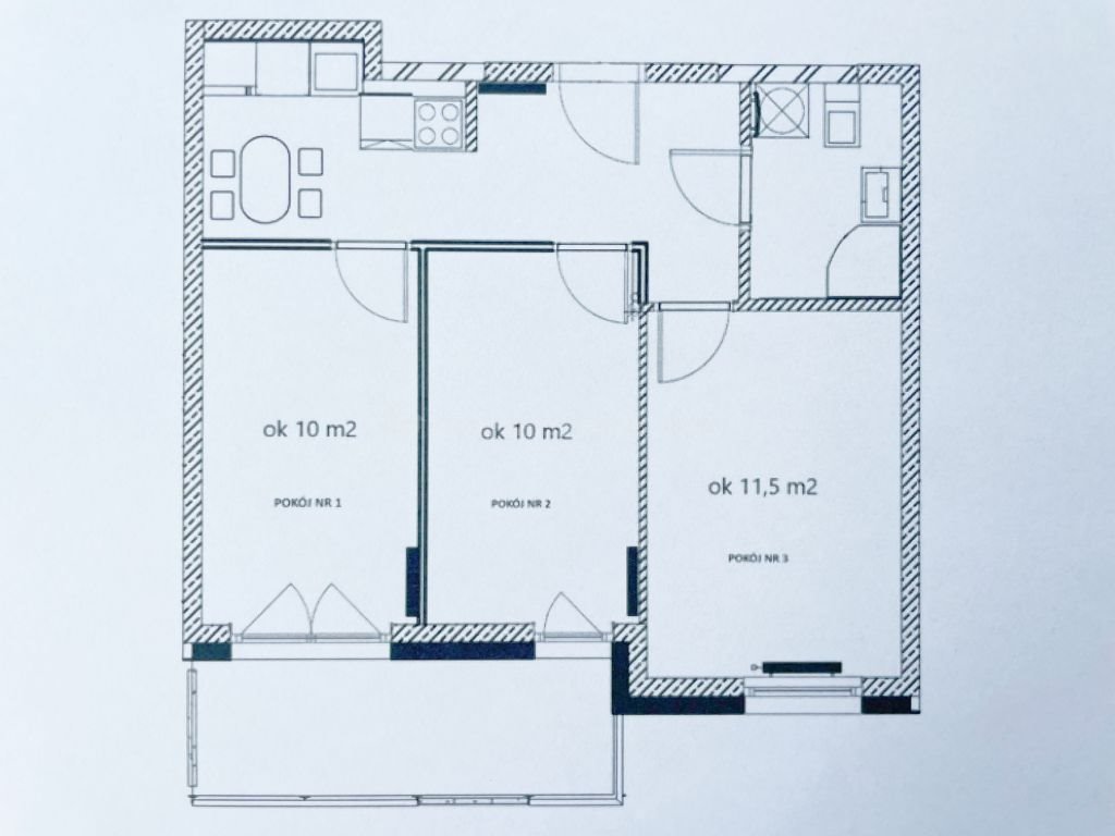 Mieszkanie trzypokojowe na sprzedaż Kraków, Grzegórzki  48m2 Foto 14