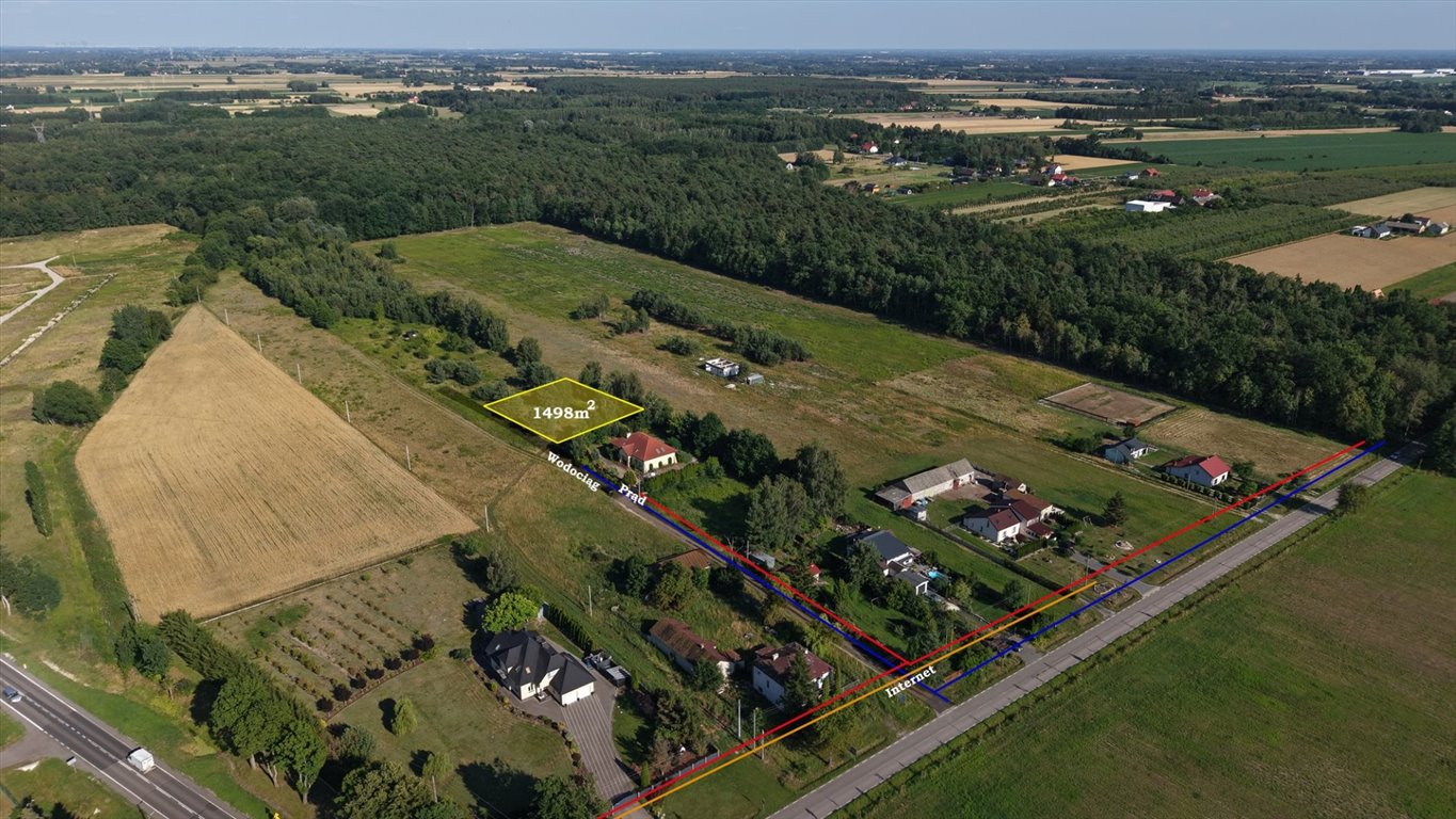 Działka 1498 m² w Łazach - szeroki front i dobry dojazd Łazy  1 498m2 Foto 1
